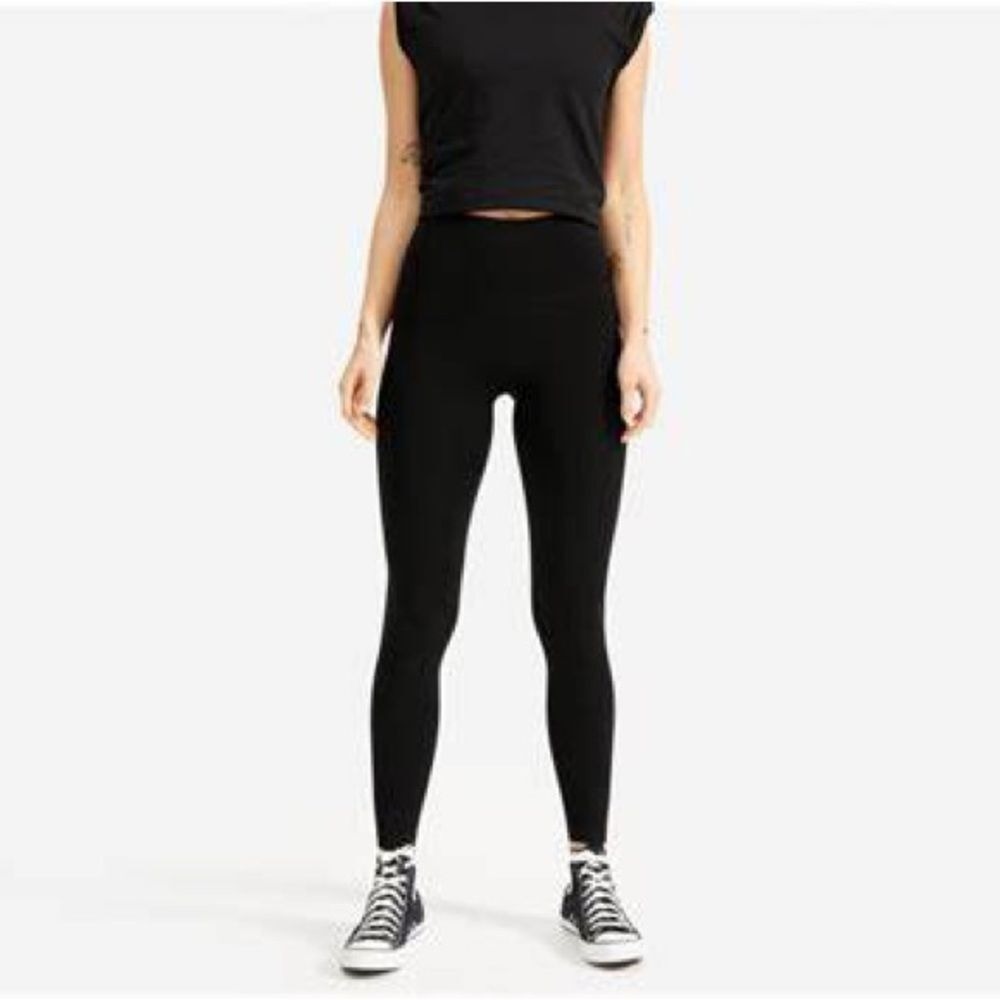 Everlane ReNew Legging Womens Small Black High Rise Activewear Yoga Tights
